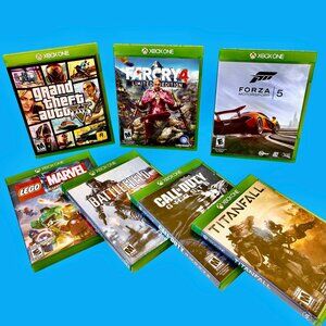 Xbox One Video Game Lot 7 Games Bundle
